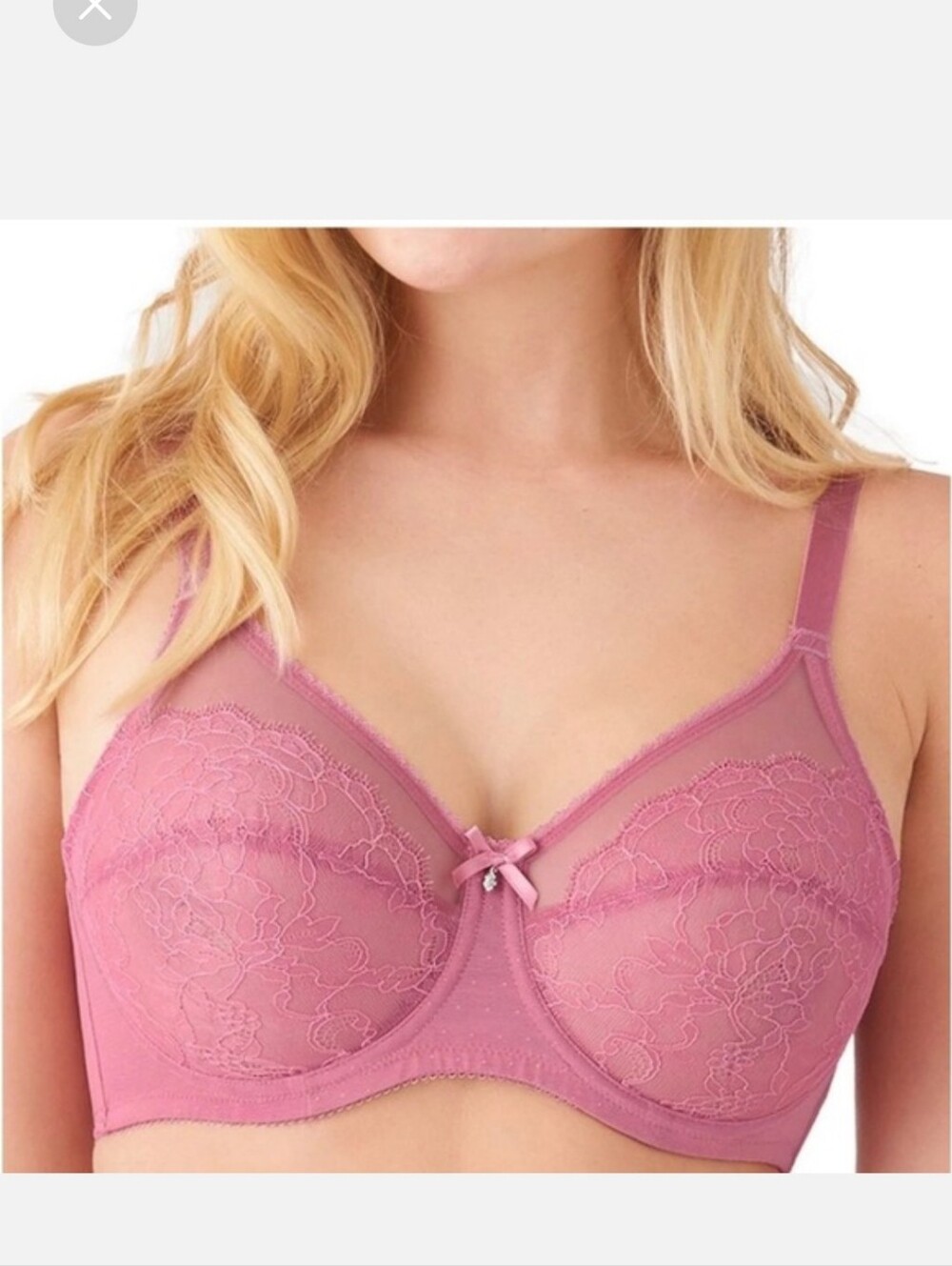 Wacoal Retro Chic Full Figure Underwire Bra Sz 36G